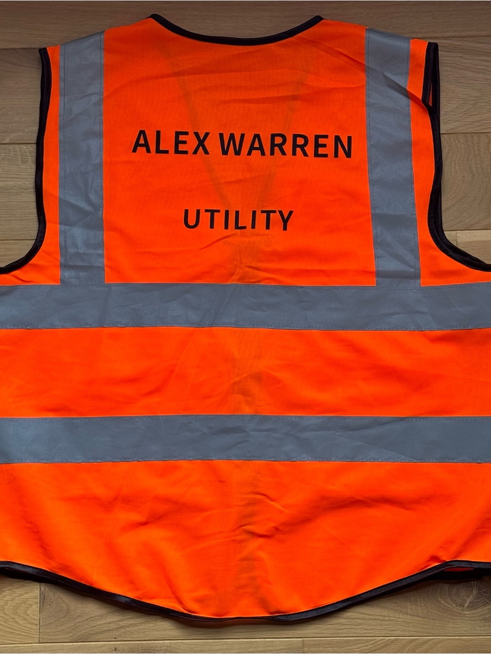 ALEX WARREN TOUR CREW VEST Finding Family 2026 RARE MERCH